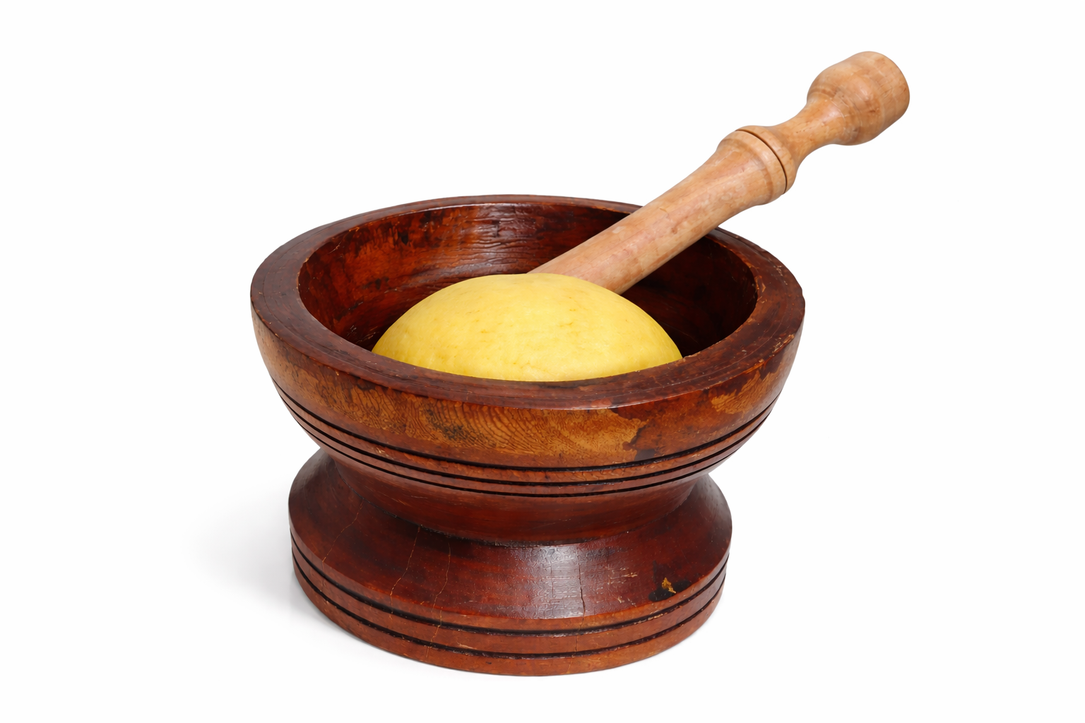 Mortier et Pilon en bois – Image 6